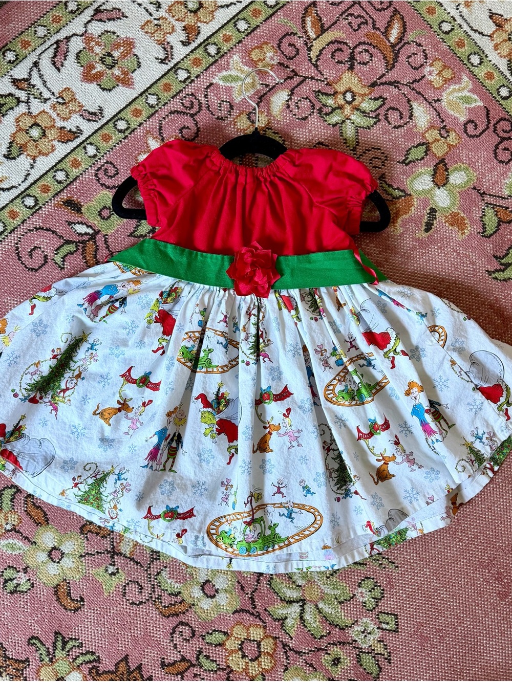 Handmade Dr Seuss How The Grinch Stole Christmas Holiday Dress